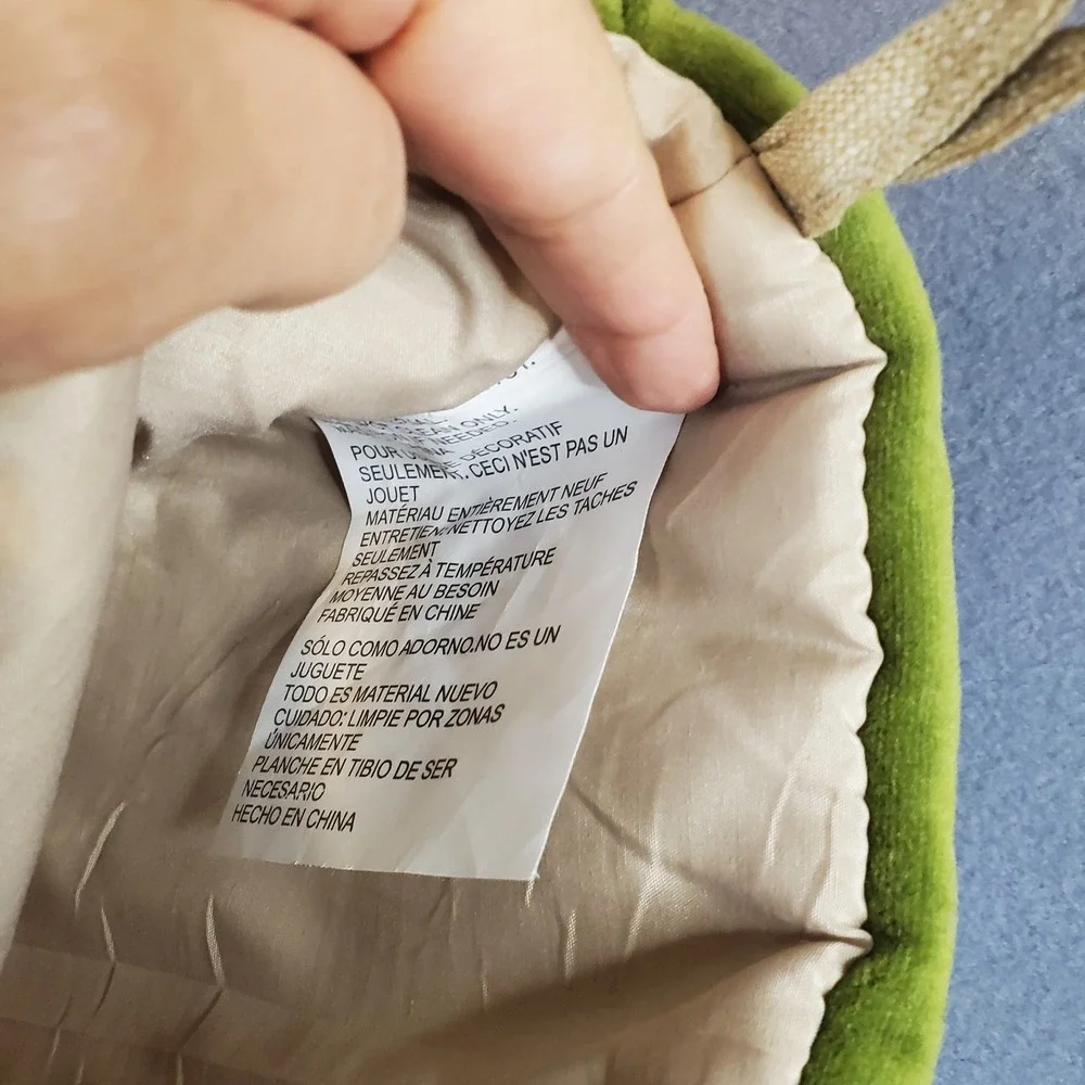 Khaki Tan Diamond‎ Textured Green Velour Country Ruffle 19